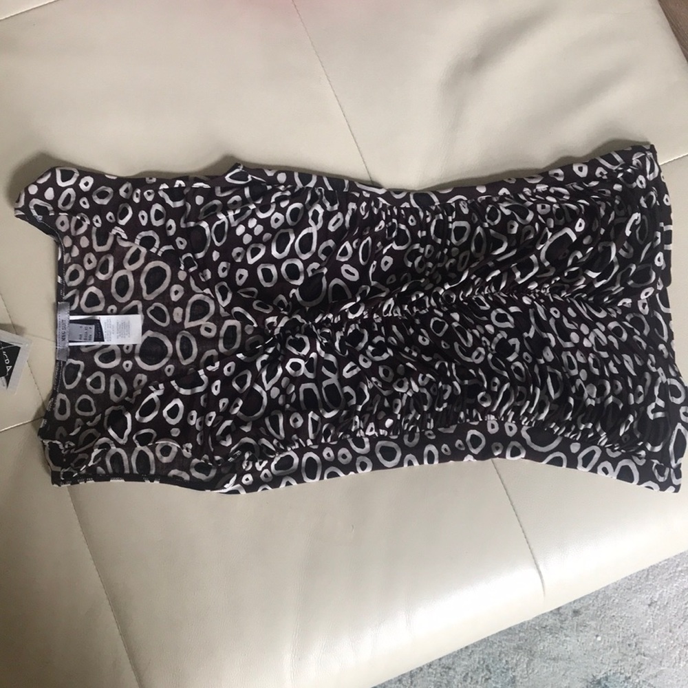 Lycra leopard Tank Top Mango